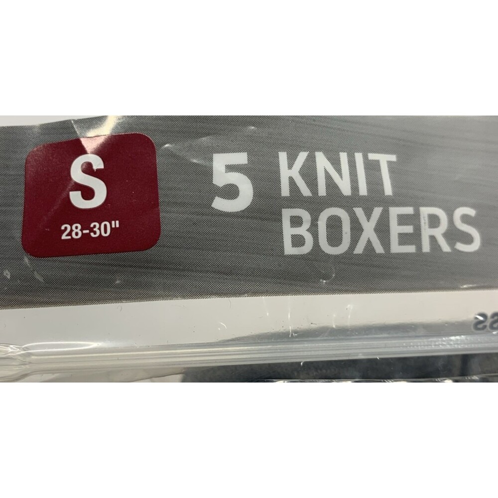 Hanes Ultimate Knit Boxers Men Small 28-30” 5 Pack Tagless 709BP5 - Picture 3 of 8